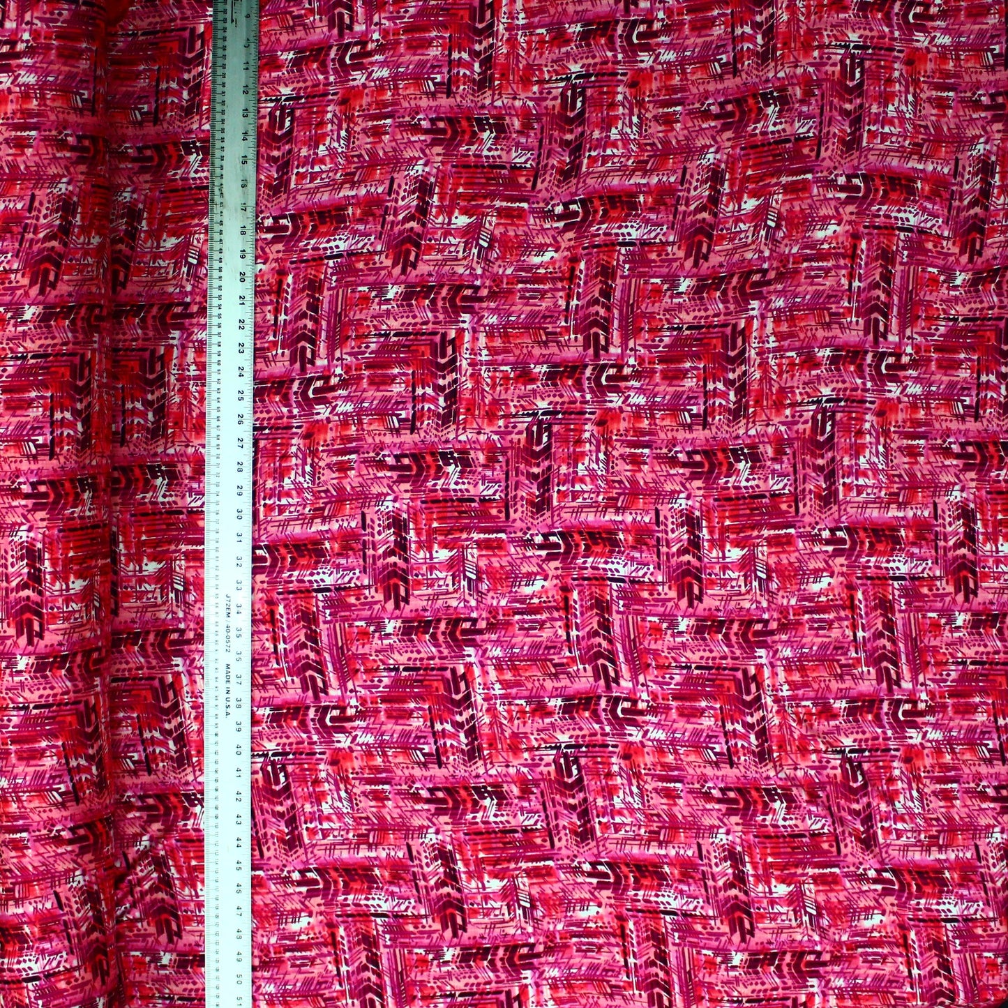 Pink Abstract with Paisley