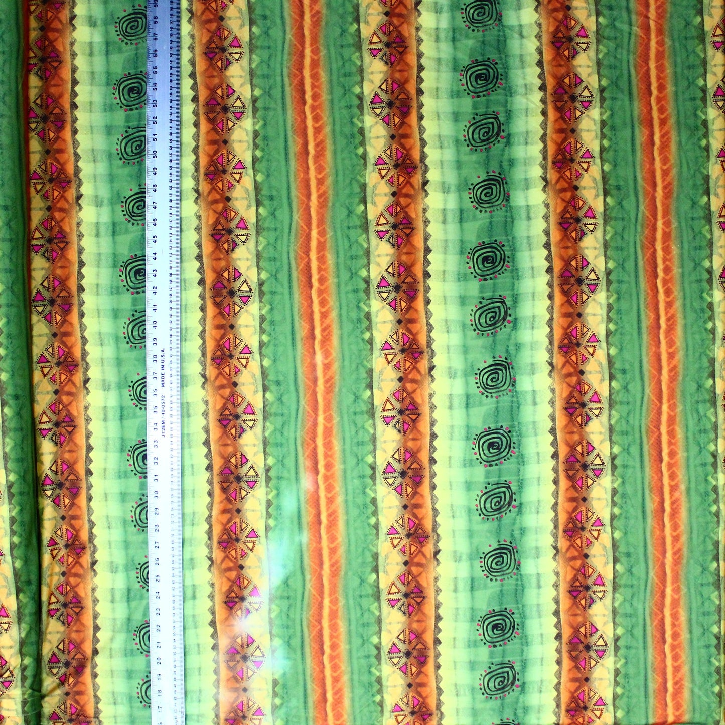 Scroll Stripe Green