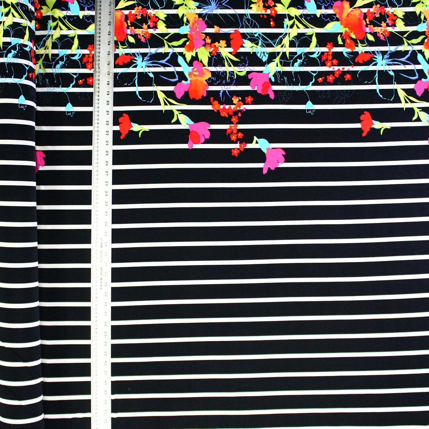 Flowers on Stripes