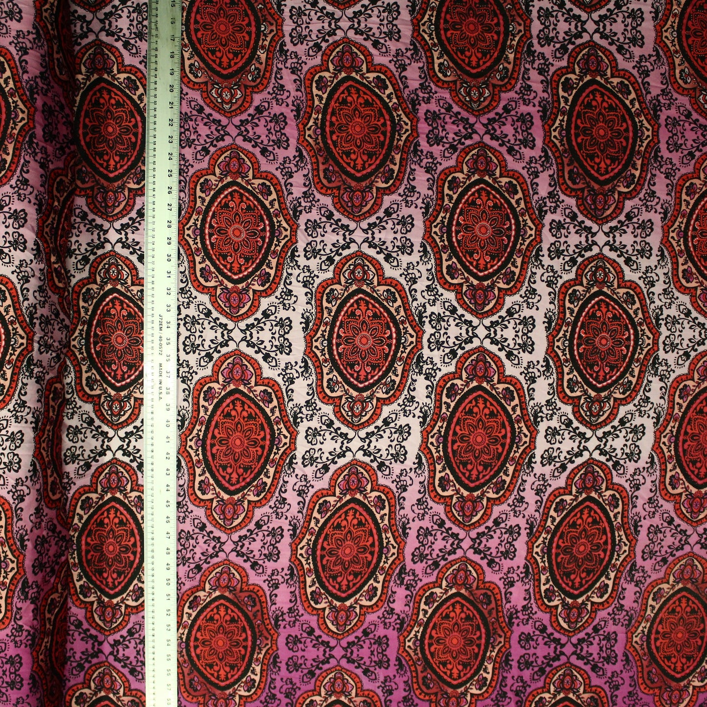 Flower Paisley Satin