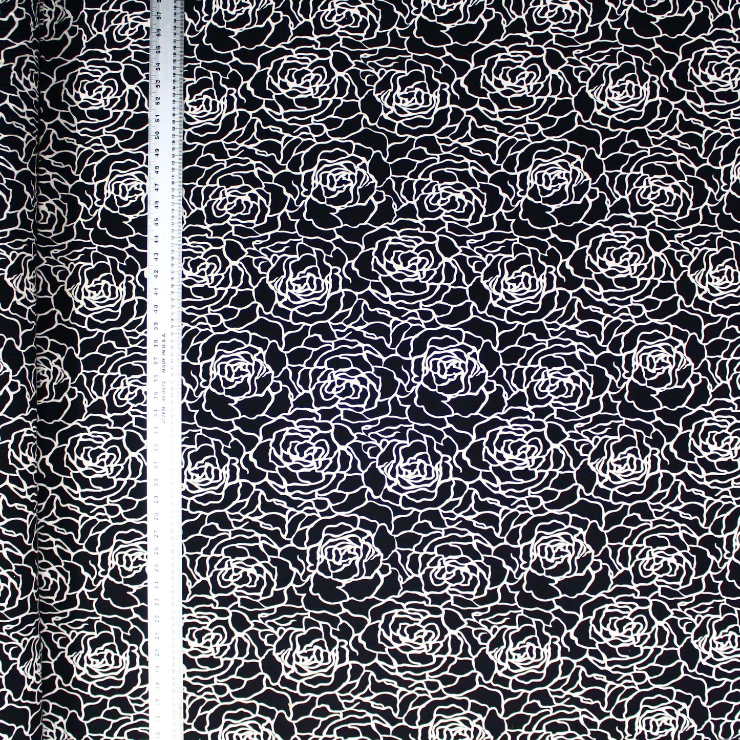 Abstract Roses Black