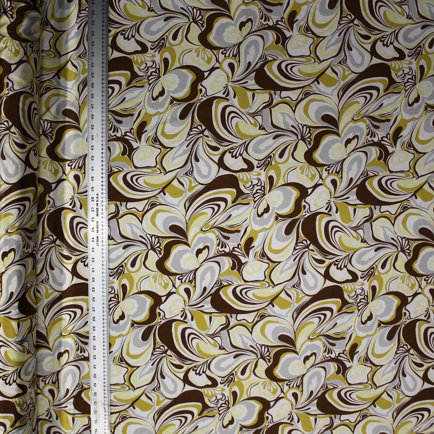 Floral Swirl Satin