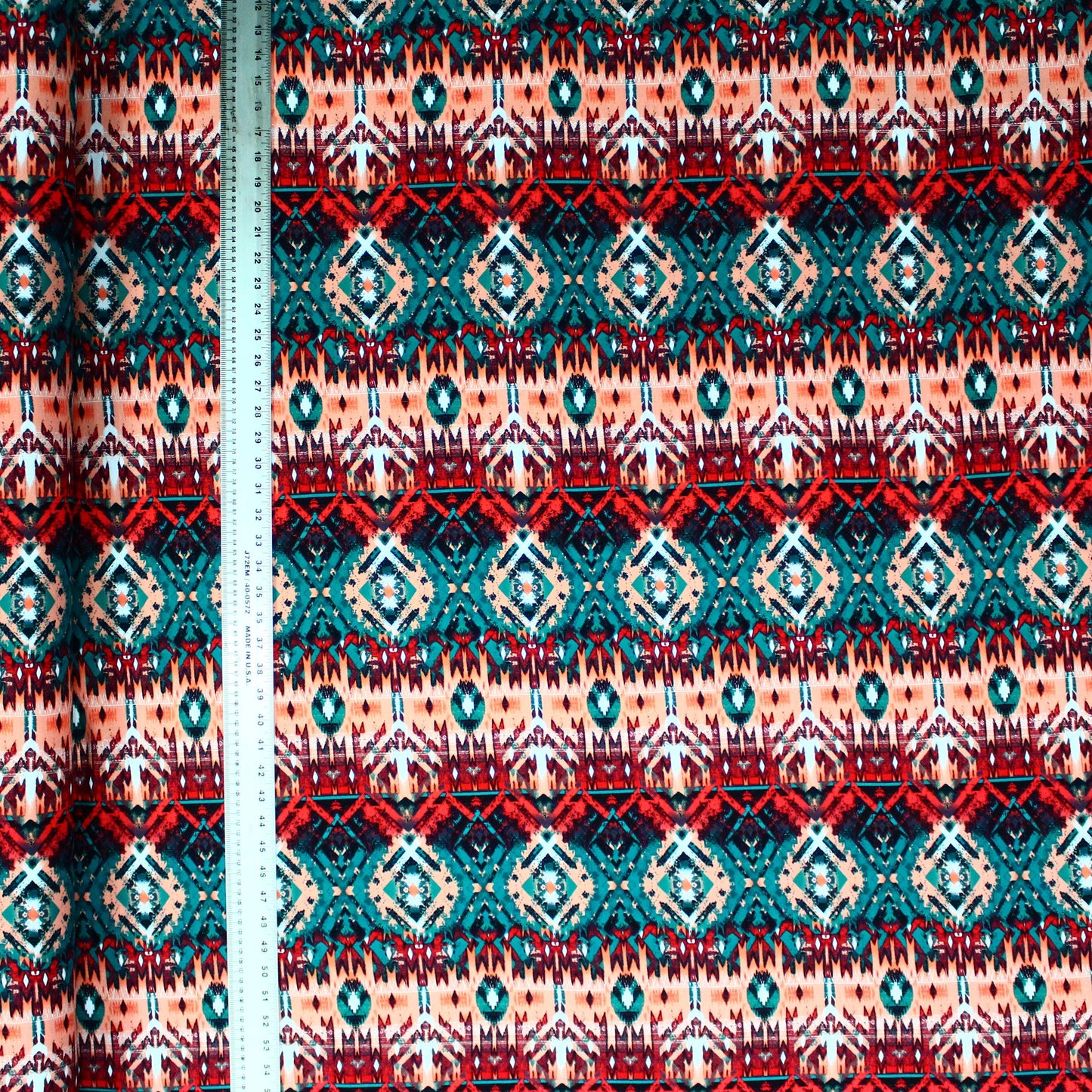 Green and Pink Aztec