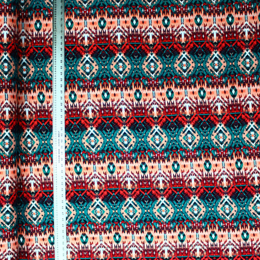 Green and Pink Aztec