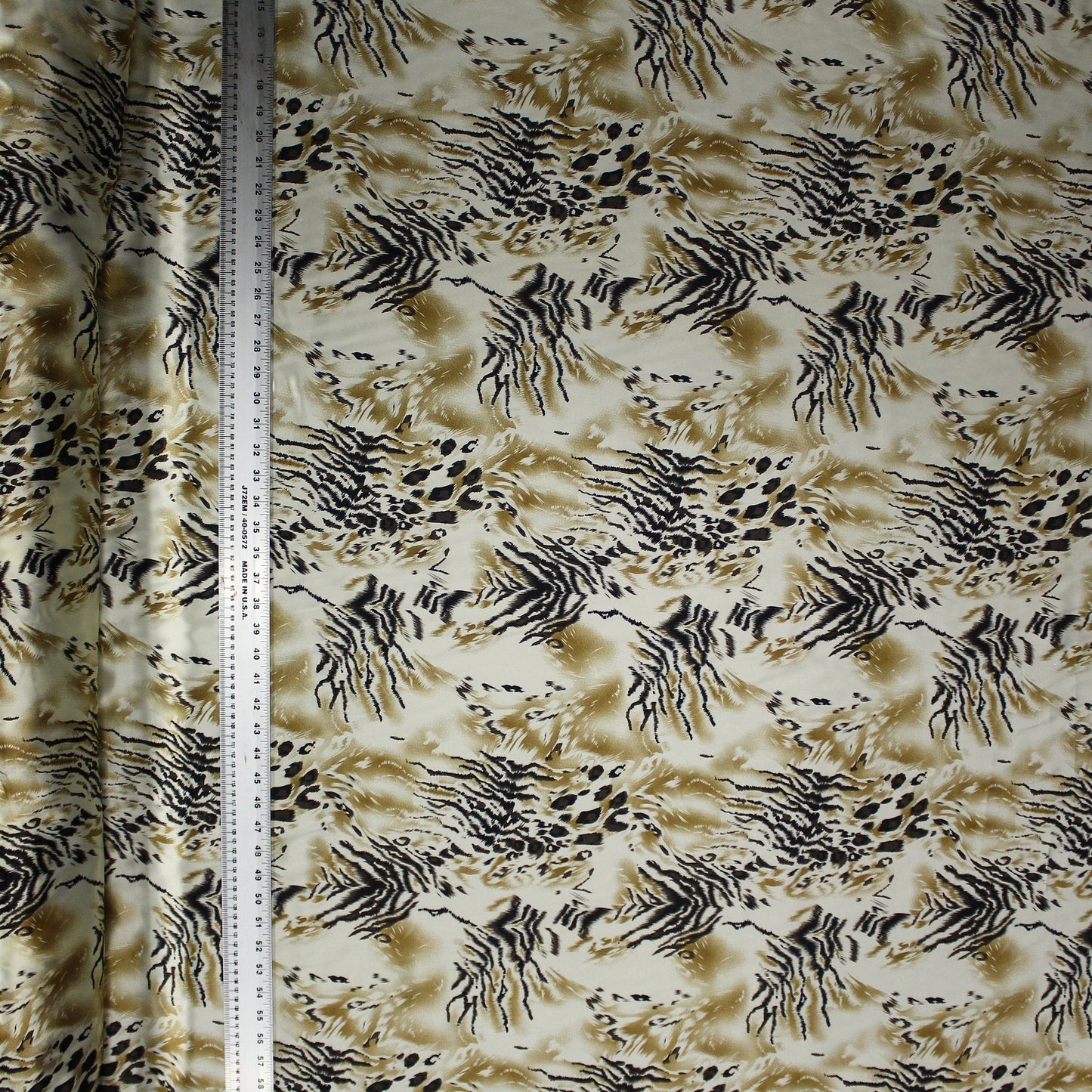 Tiger Print Satin