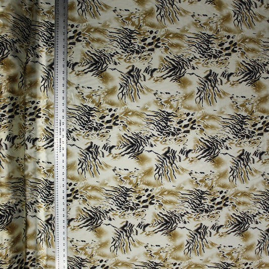 Tiger Print Satin