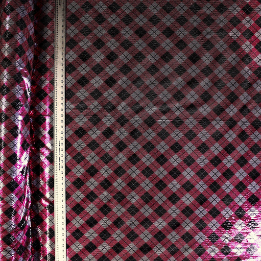 3mm Checkered Plaid Sequins