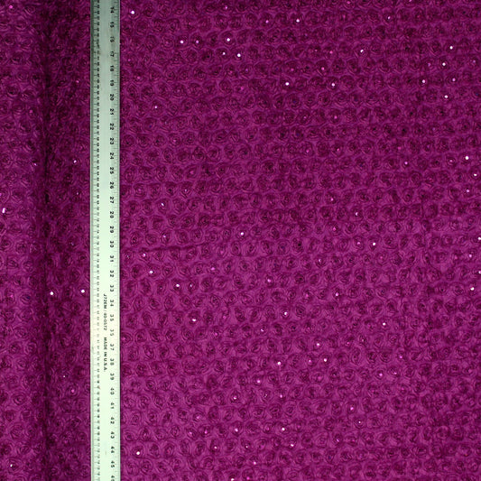 Ribbon Rose with Sequins