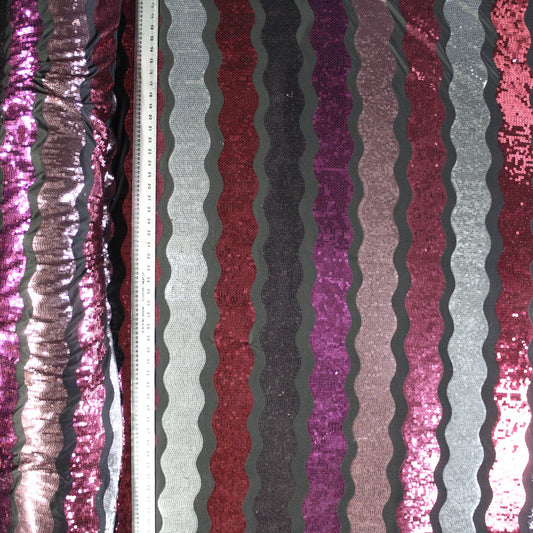 Printed Wave Sequins