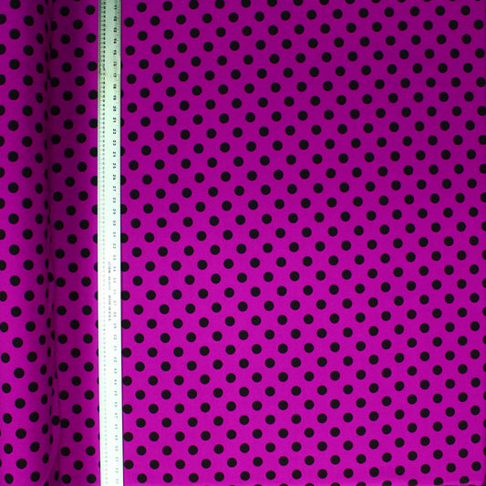 Purple with Black Dots