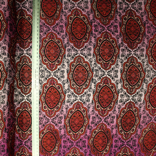 Flower Paisley Satin