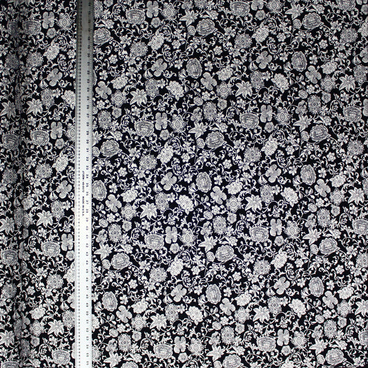 Black and White Floral Print
