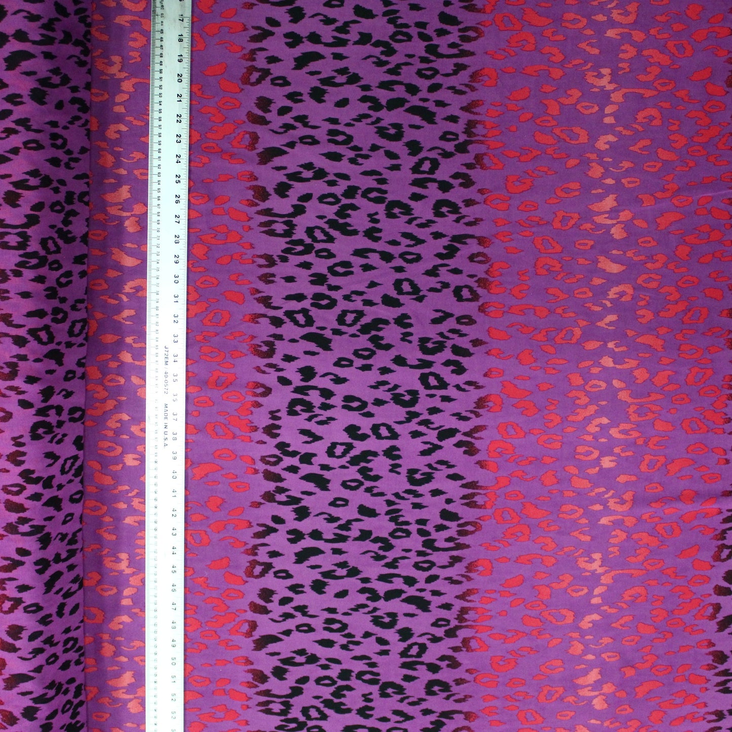 Cheeta Stripe Print Chiffon
