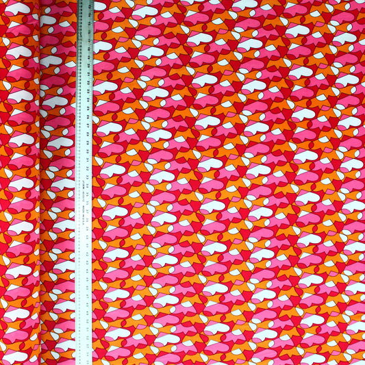 Pink and Orange Hearts