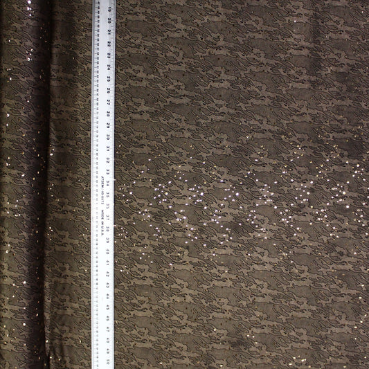 Printed Metallic ITY with Sequins
