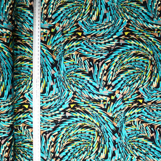 Abstract Blue Triangles