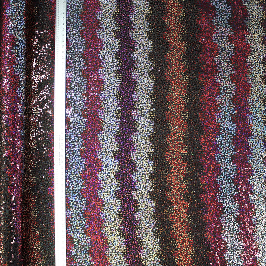 Scattered Printed Wave Sequins