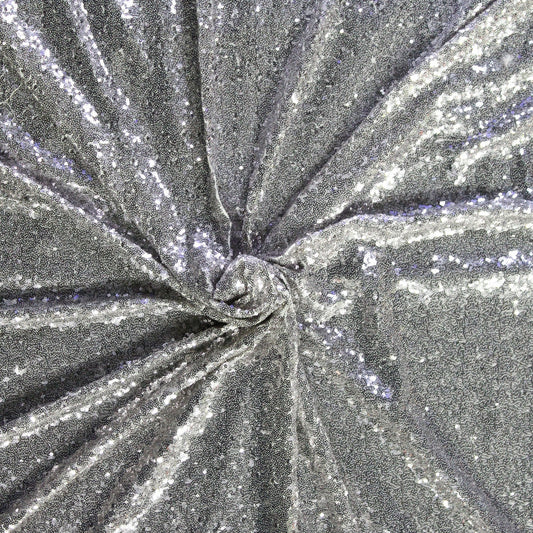 3mm Sequins on Chiffon